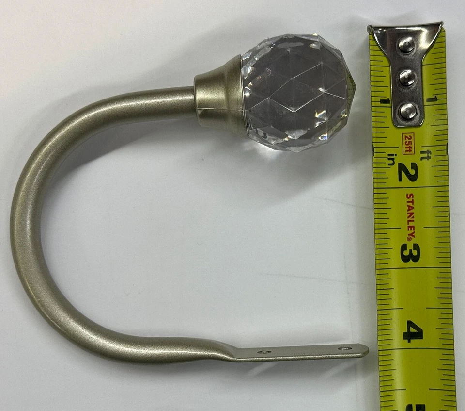 Tieback Holder Crystal Sphere Type Shape (Pair) - Image 2 of 3