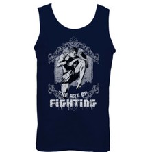 The Art Of Fighting Mens Martial Arts Vest MMA Muay Thai Kick Boxing UFC Top