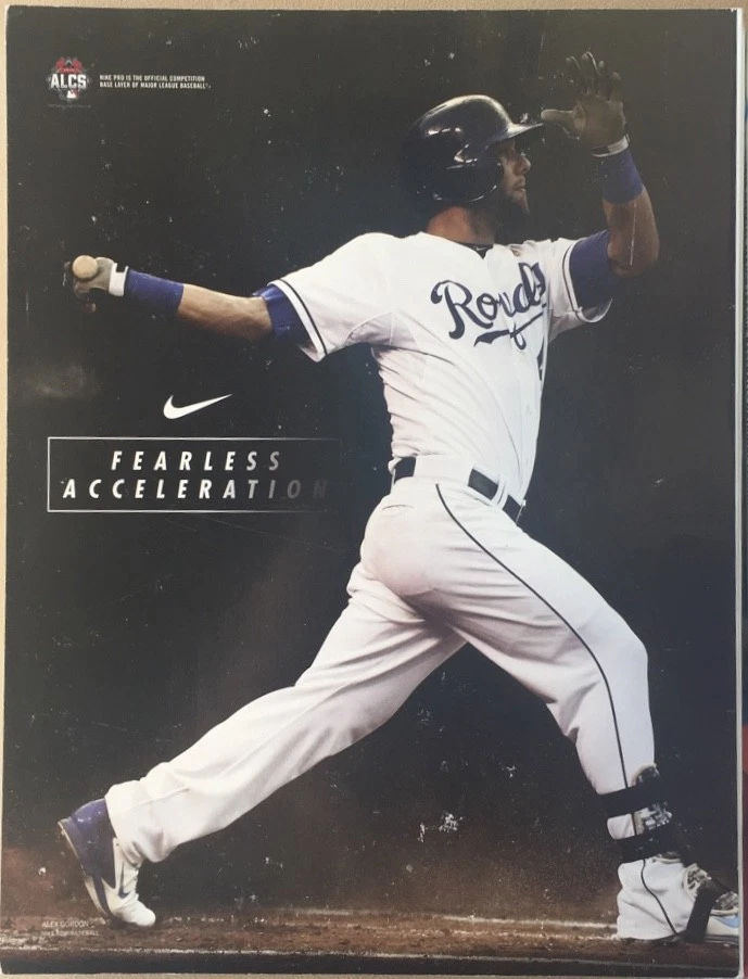 2015 ALCS PROGRAM MLB KANSAS CITY ROYALS TORONTO BLUE JAYS GORDON BACK 7238 A - Image 2 of 2