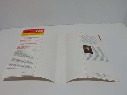 Toxic Fat: When Good Fat Turns Bad by Barry Sears PhD (2008, Hardcover) - Picture 2 of 6