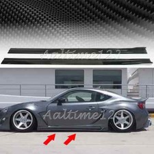 For Subaru Brz 2013-2023 Carbon Fiber Side Skirt Splitter Extension Rocker Lip For Subaru Brz 2013-2023 Carbon Fiber Side Skirt Splitter Extension Rocker Lip
