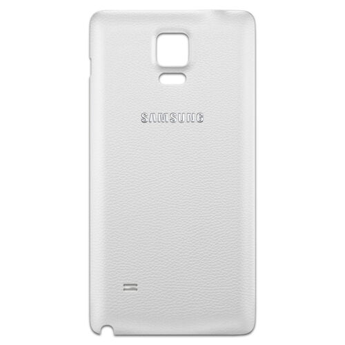 SAMSUNG GALAXY NOTE 4 WHITE NEW BATTERY BACK COVER REAR DOOR REPLACEMENT PART - Picture 1 of 1