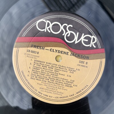 米LP Clydene Jackson Fresh CR9002 CROSSOVER RECORDS /00260 LP CLYDENE JACKSON Fresh CR9002 CROSSOVER RE US | eBay