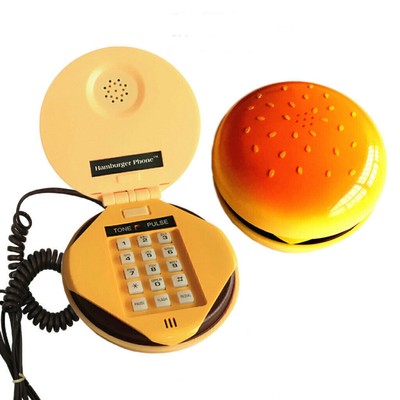 Parodie Hamburger Telefon Festnetztelefon Home Dekor Geschenk Retro Halloween DE