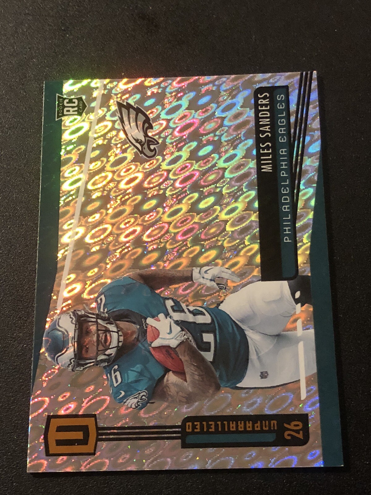 2019 Panini Unparalleled Rookie Miles Sanders #247 Rookie RC