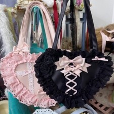 Japanese Cute Girls Itabag Handbags Gothic Party School Transparent Shoulder Bag