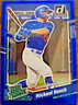 2023 Donruss Blue Foil Michael Busch Rated Prospect Rookie Card #74 Dodgers RC