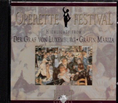 Operette Festival   Highlights Der Graf von Luxemburg   Gräfin Mariza   1997 CD