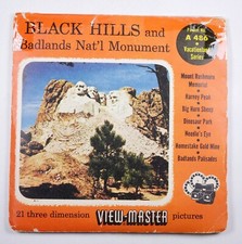 View-Master Black Hills Badlands National Monument - 3 reels A486