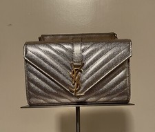 Saint Laurent Crossbody Handbag Nwt Platinum