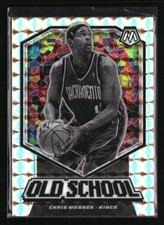 Chris Webber 2019 Panini Mosaic Prizm Old School #13 Basketball Card