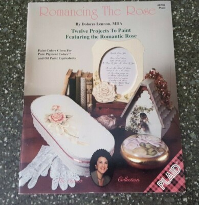 Romancing The Rose Dolores Lennon Decorative Painting Plaid Florals