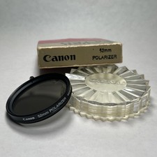 Canon 52mm Polarizer Filter w/ Original Box  Jewel Case
