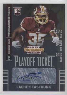 2014 Panini Contenders Playoff Ticket 45/199 Lache Seastrunk Rookie Auto RC 2t7
