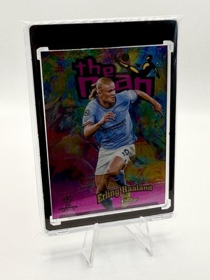 Erling Haaland 2023-24 Topps Finest UCL The Man SSP #FTM-1