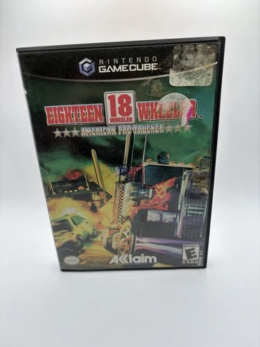 Eighteen 18 Wheeler American Pro Trucker for Nintendo GameCube Case And Disc