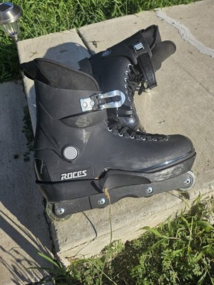 Roces M12 Men's Aggressive Inline Skates Black Pair