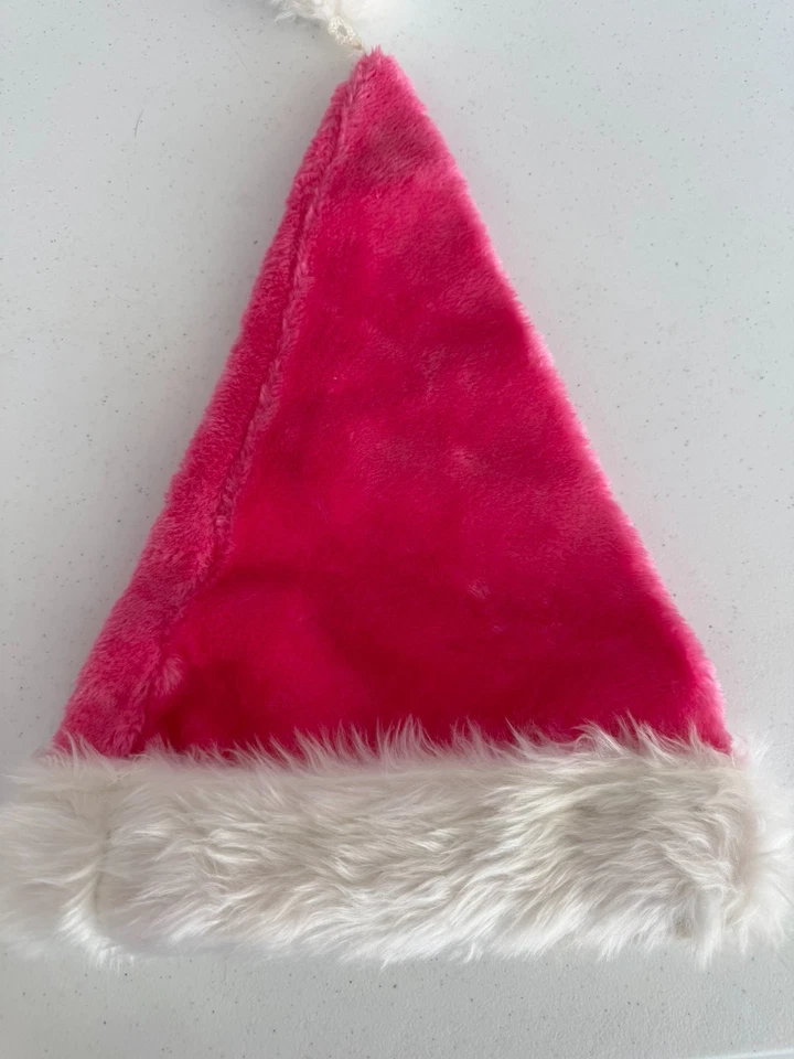 Sombrero de bebé Victoria Secret de terciopelo satinado de Santa Foto 2 de 3