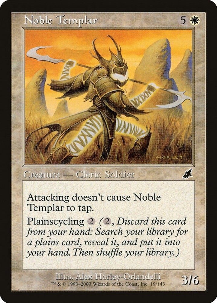 Noble Templar Scourge MTG 19 MP