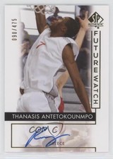2014-15 SP Authentic Future Watch 90/475 Thanasis Antetokounmpo #85 Auto 4f5