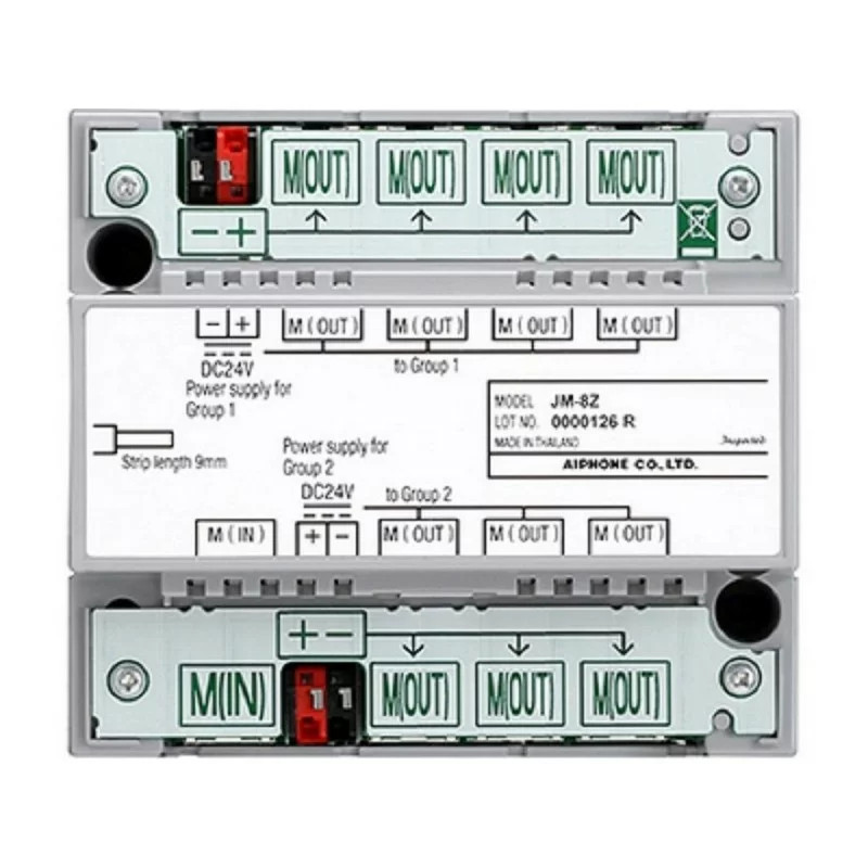 Distributeur RJ45 Aiphone JM-8Z pour câblage en étoile à 7 sorties