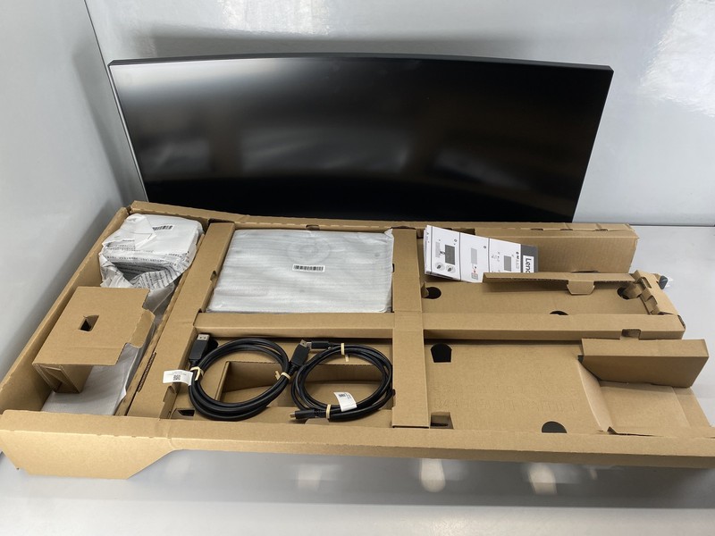 Lenovo ThinkVision T34WD-40 34" 2160p 120Hz Curved Screen LED Monitor- Black