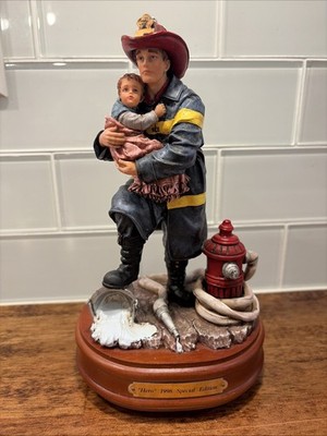 HERO 1998 Special Edition fireman music box, plays ''We made it'' by Barry Manilow