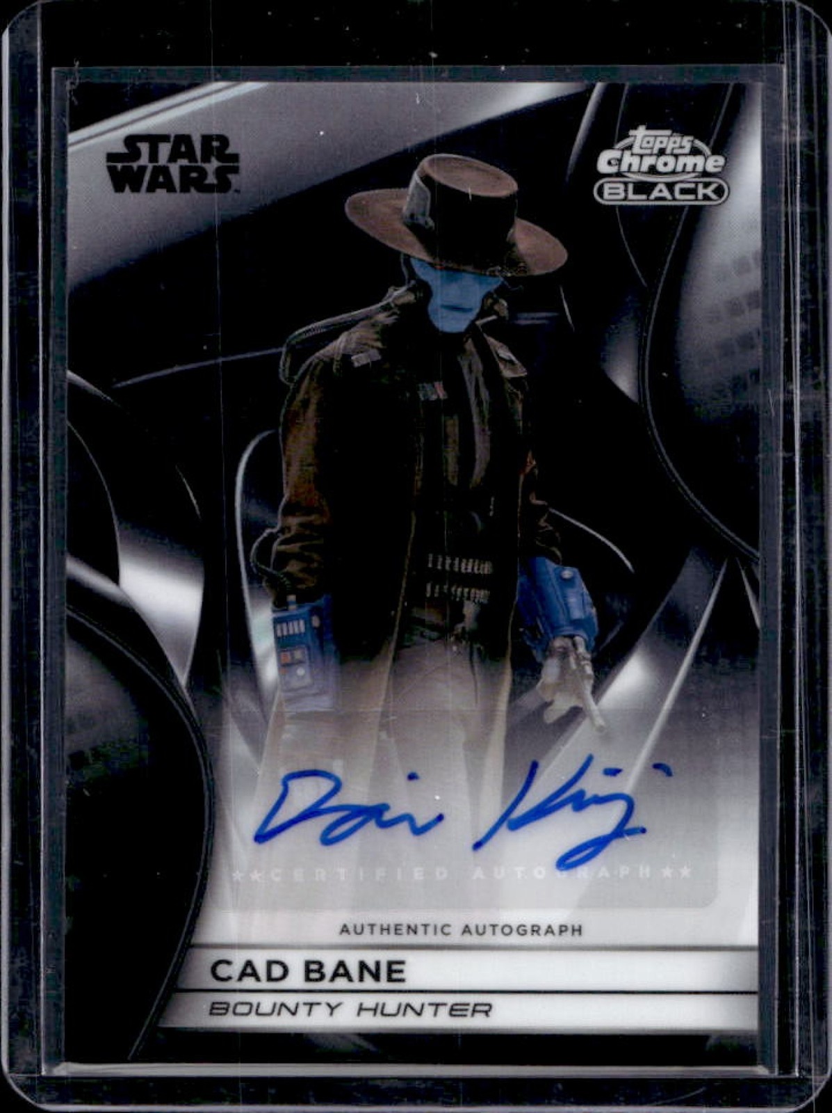 2025 Star Wars Smugglers Outpost Dorian Kingi Cad Bane Chrome Black Auto #CB-DK