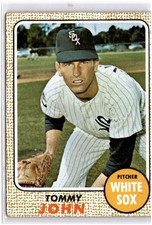 1968 Topps #72 Tommy John Chicago White Sox - VG or better