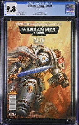 Warhammer 40k: Fallen #9 Ørjan Svendsen Grey Knight Terminator Cover CGC 9.8