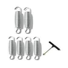 Trampoline Springs 6Pack 3.9 Inch Replacement Springs for Trampoline, Heavy ...