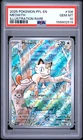 2025 POKEMON PFL EN-PHANTASMAL FLAMES ILLUSTRATION RARE #106 MEOWTH PSA 10
