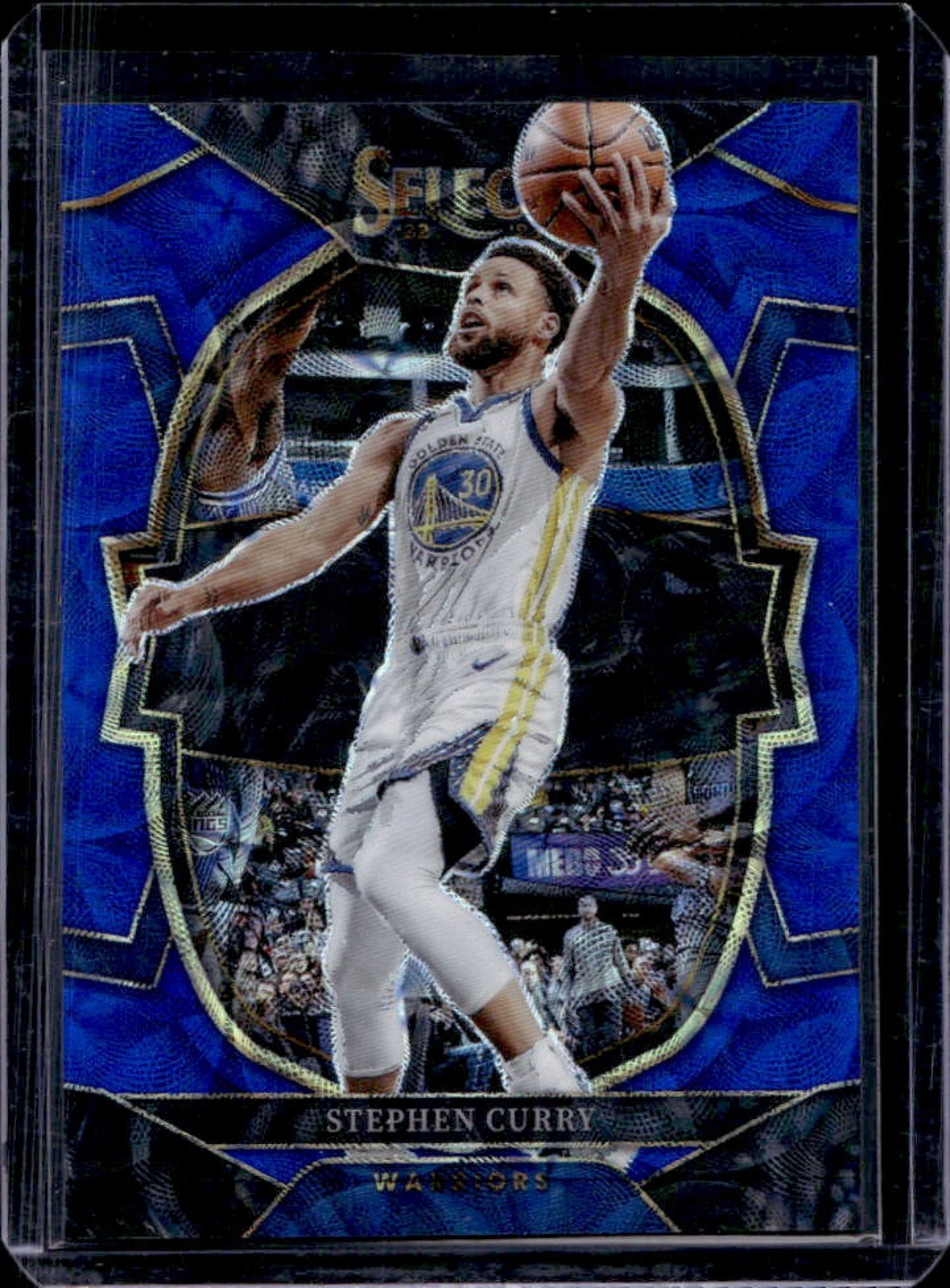 2022-23 Panini Select Stephen Curry Blue Scope Prizm Concourse #/249 Warriors