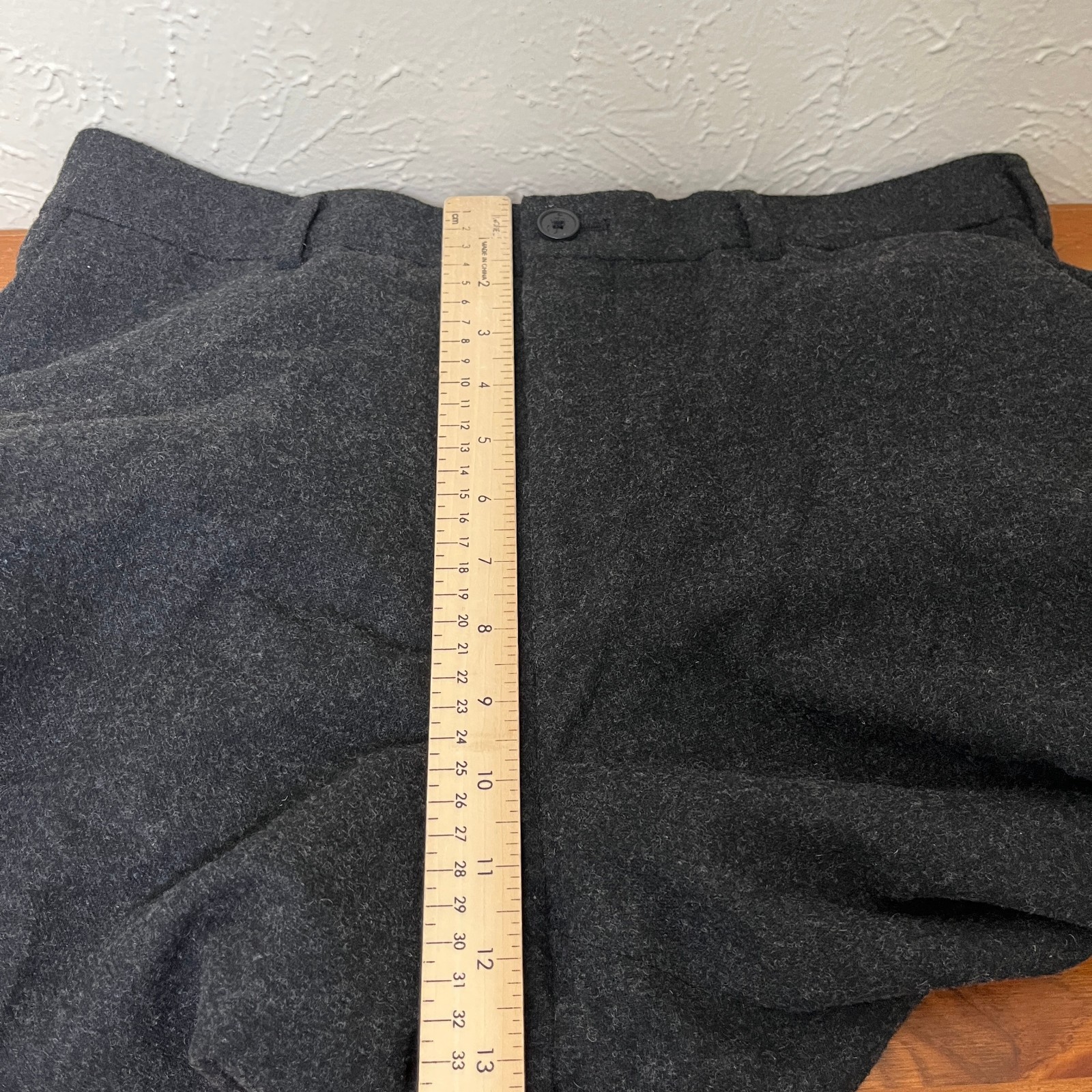 Uniqlo JW Anderson Pants Mens 32x27 Black Wool Blend