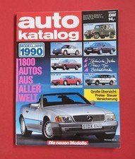 Auto-Katalog 1990 • 1800 Autos aus aller Welt • Modelljahr 90 • Geländefahrzeuge