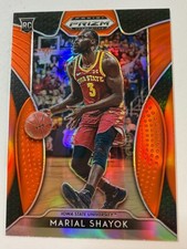 2019-20 Panini Prizm Draft Picks - Marial Shayok #56 Orange Prizm (RC)