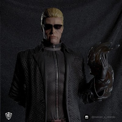 Albert Wesker Figurine Resident Evil Hand Painted Model / DIY Kit 13 pcs