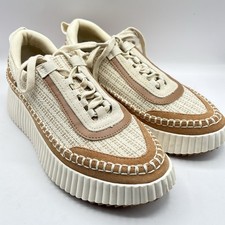Dolce Vita Dolen Sneaker Womens Size 10 Tan And Cream