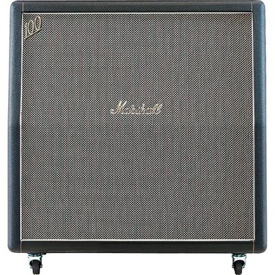 Marshall 1960AHW 120W 4x12 Handwired Angled Guitar Speaker Cabinet Black