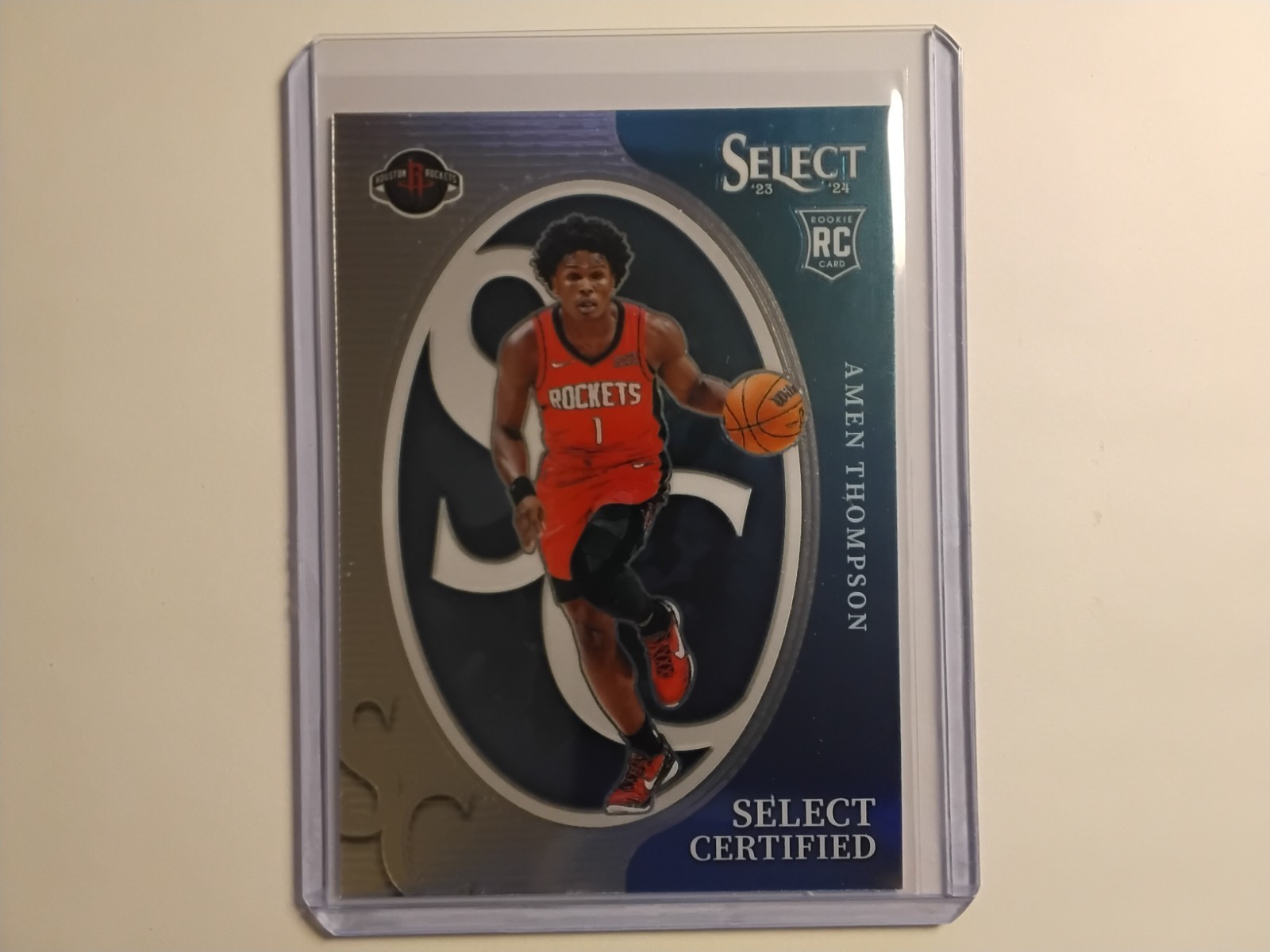 2023-24 Panini Select - Select Certified Amen Thompson #5 (RC)