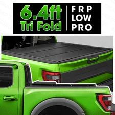 6.4FT Hard 3-Fold Low Profile Tonneau Cover For 03-25 Ram 1500 Classic 2500 3500