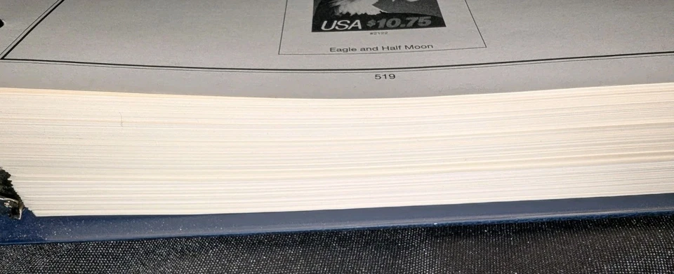 Mystic Stamp Co. 500+ US Album Pages 1985-2003 No Stamps Very Clean Few Mounts - Image 3 of 4