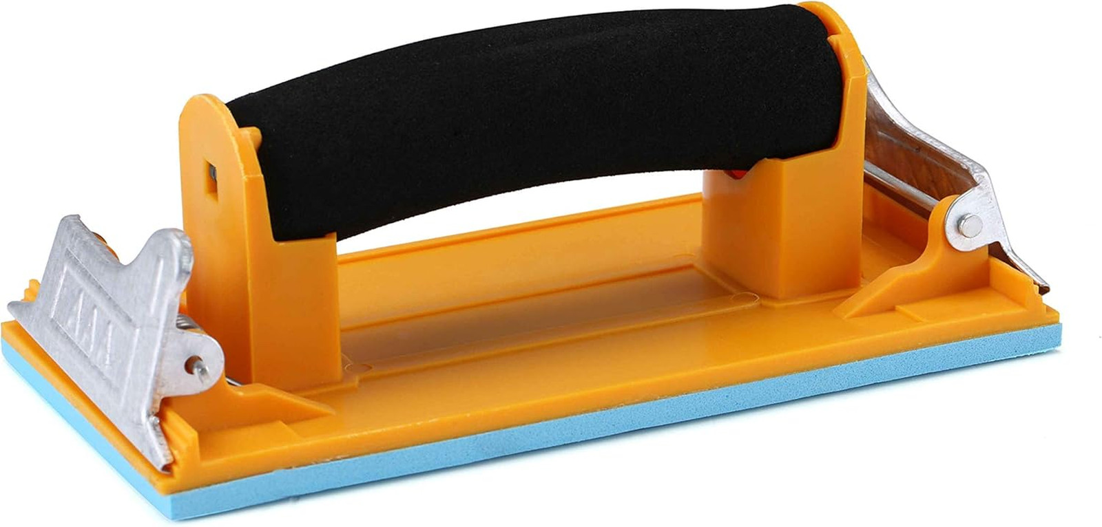 Hand Sander Sponge Grip For 9" x 3.6" Sandpaper Drywall Wood Metal Clamp Holder