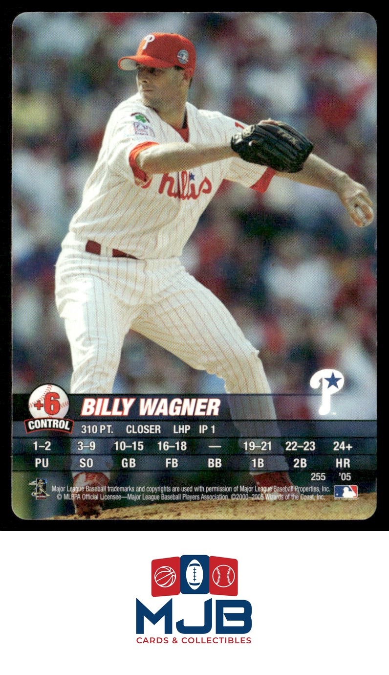 2005 MLB Showdown Billy Wagner #255 Philadelphia Phillies