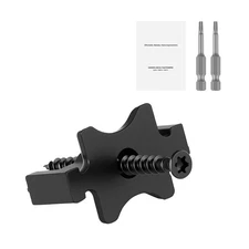Uimoso 900PCS Hidden Deck Fasteners Universal Black T Clips Composite Decking