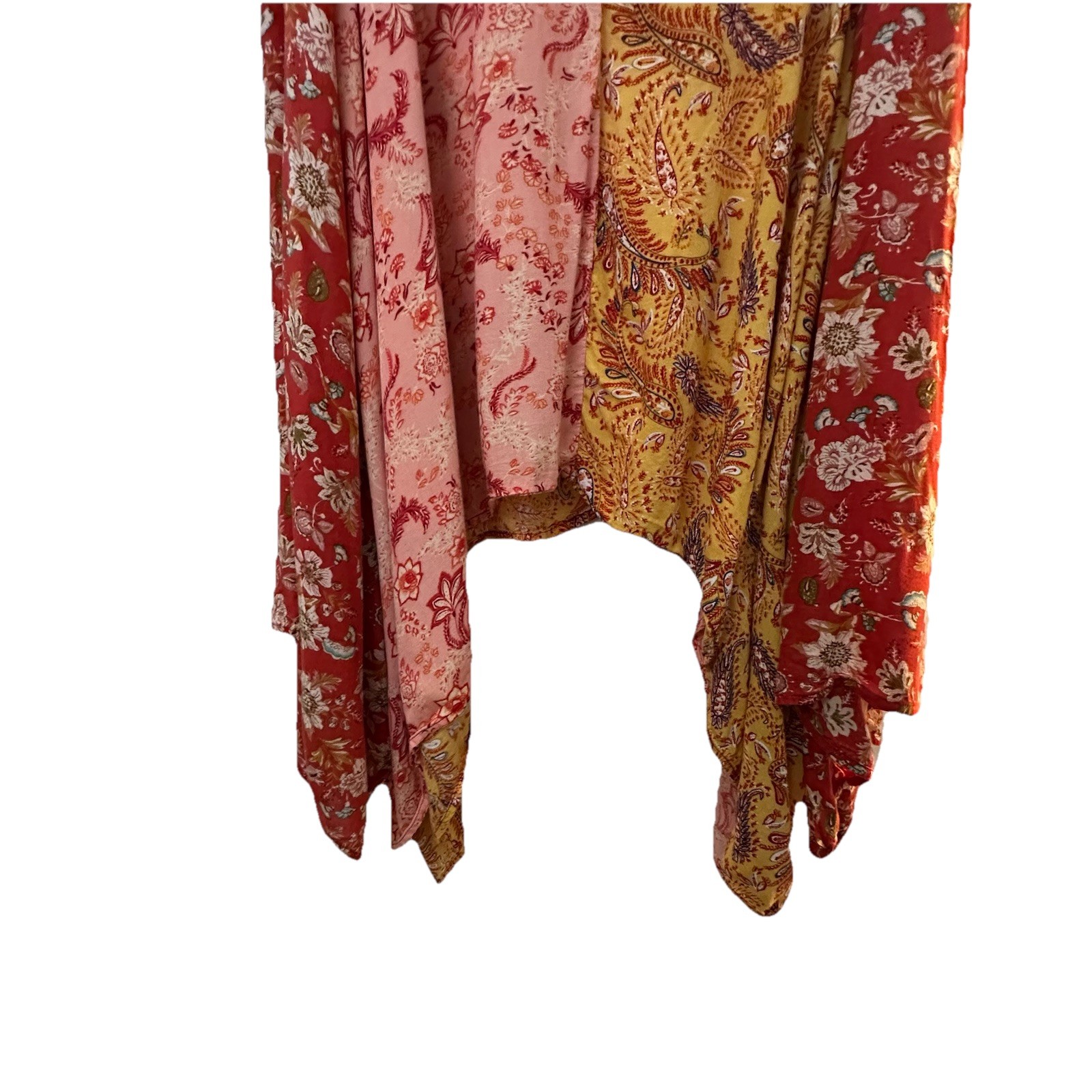 Rocks & Indigo Multi Patterned Patchwork Boho Sha… - image 4