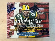 1997 Fleer NFL Football Retail Box Factory Sealed Box - 18 Packs