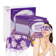 10-Pack,Self Heating Steam Eye Masks, Warm Compress for Relaxation, Lavender