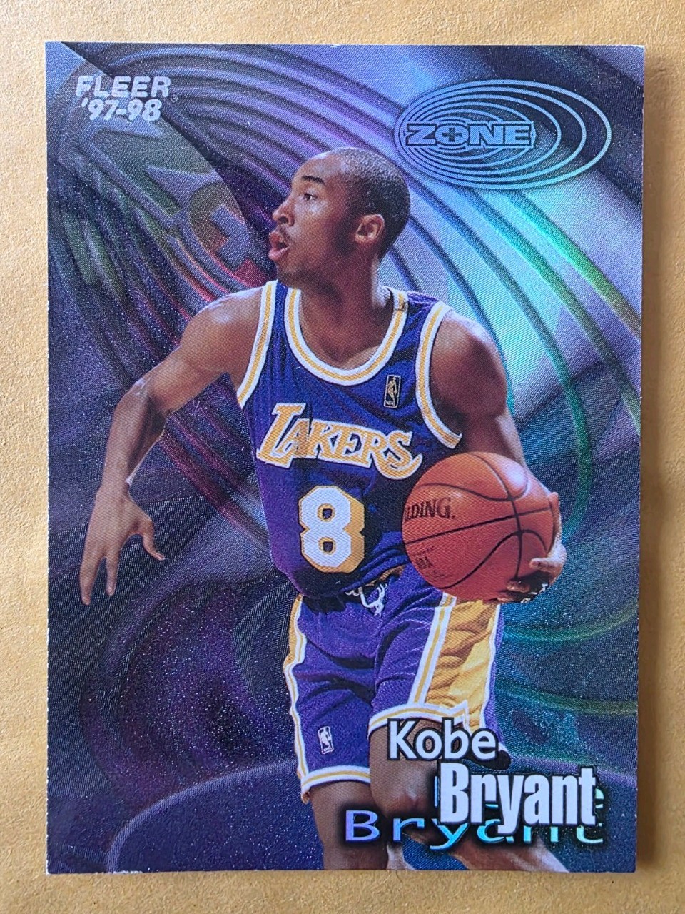 1997-98 Fleer Zone Kobe Bryant #2 rare insert 12 of 15 Z
