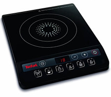 Tefal Everyday IH Induction Hob 1 Hob Black Ceramic Plate, 9 Settings(preowned)
